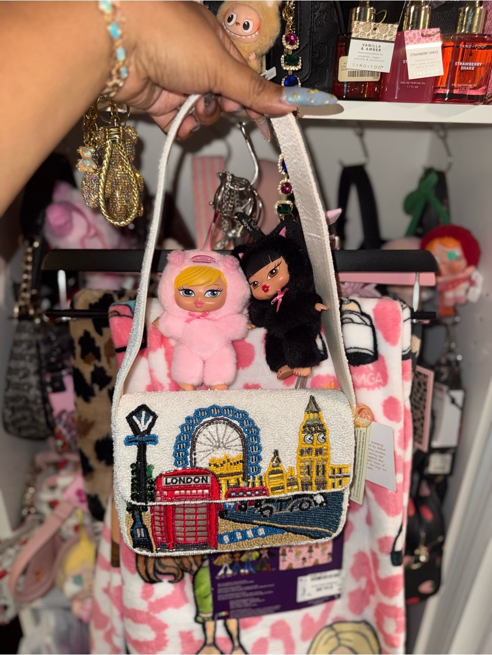 Handcrafted in India Viral London Beaded Bag